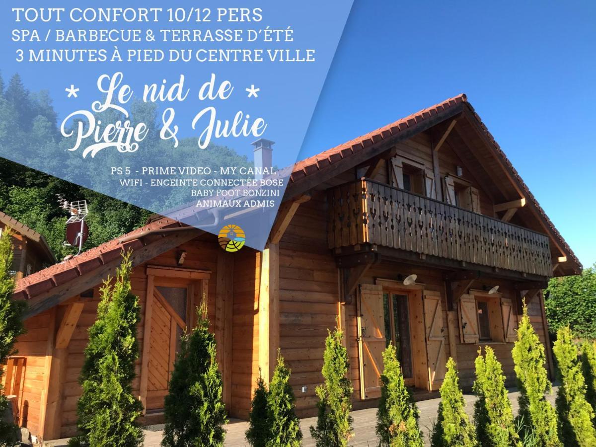 ⁂⁂ Le Nid De Pierre & Julie Cledicihome 2 Pas Du Centre Ville / Spa & Terasse Amenagee ⁂⁂ La Bresse Buitenkant foto